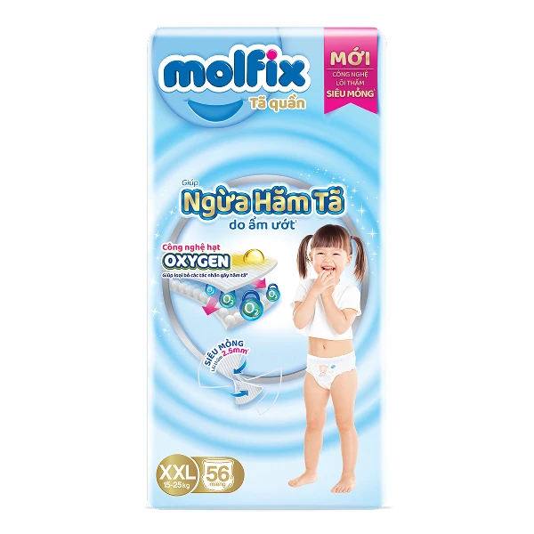 Tã quần Molfix Oxy size XXL